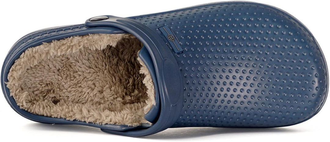 Eagsouni Damen Herren Lined Clogs Winter Hausschuhe Gefüttert Pantoletten Gartenschuhe Wärme Pantoff