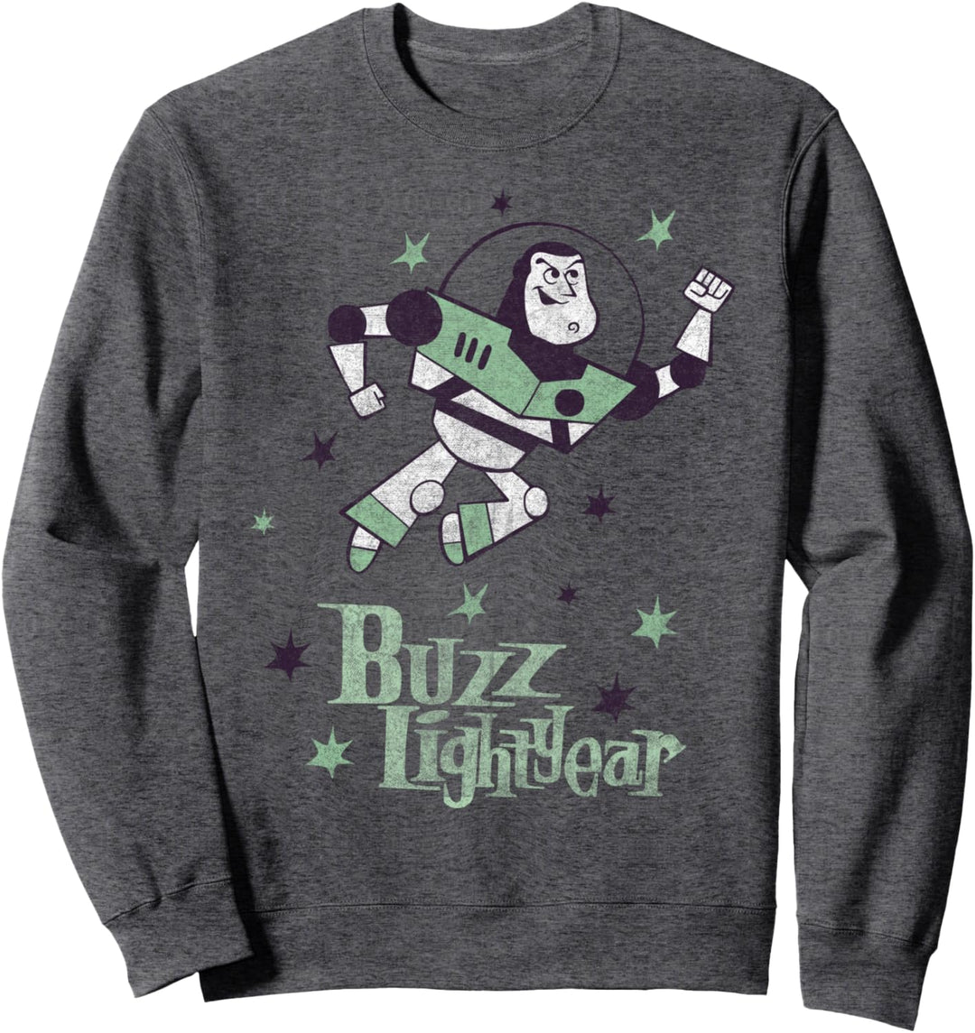 Disney Pixar Toy Story Buzz Lightyear Retro Sketch Poster Sweatshirt