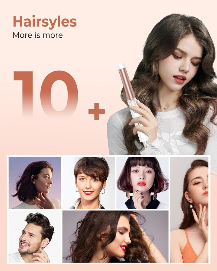 UKLISS Mini Lockenstab 25mm - Lockenstab Kurze Haare 160-200°C, Reise Mini Hair Curler für Kurze und
