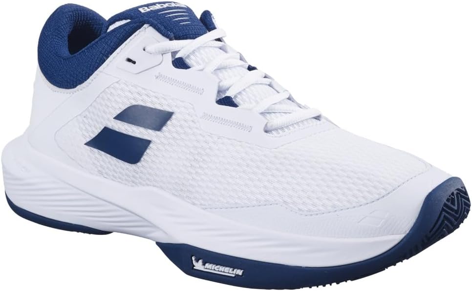 Babolat Herren SFX 4 Cly Tennisschuhe Sandplatzschuh Weiss-Dunkelblau Eu Neu 41 EU, 41 EU