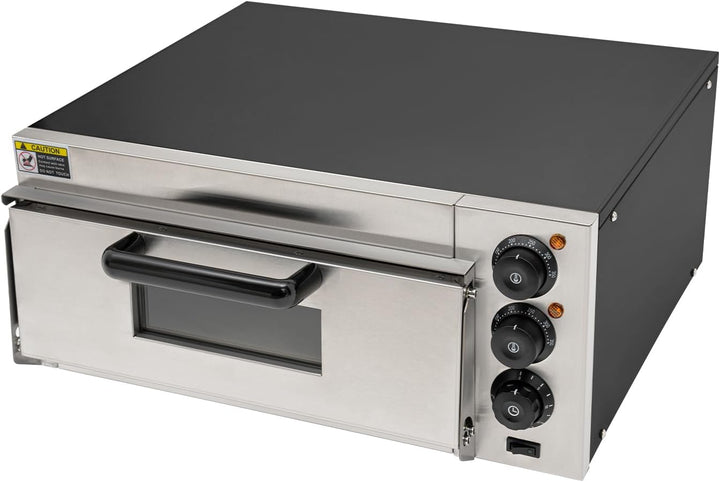 Pizzaofen für den Innenbereich, elektrischer 2000W Pizzaofen für die Arbeitsplatte, modernes Design,