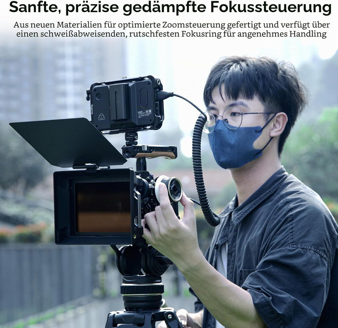 SMALLRIG Mini Follow Focus Objektiv-Zoomsteuerung für DSLRs/Spiegellose Kameras, für Sony A7 A9 A7 I