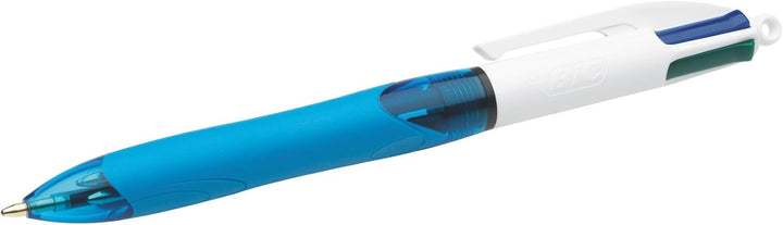 BIC 8899301 4 Colour Grip Kugelschreiber 3 Stück farblich sortiert & 4 Farben Kugelschreiber Set 4 C