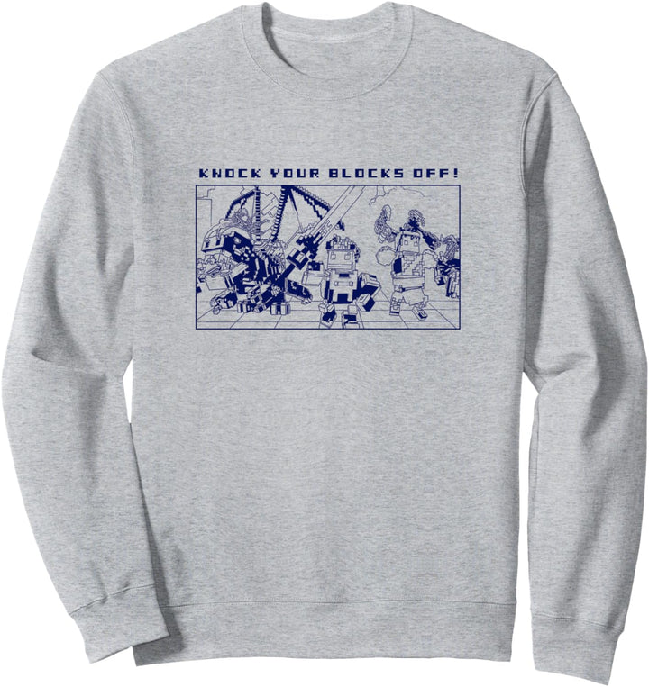 Knock your blocks off in Trove! Sweatshirt