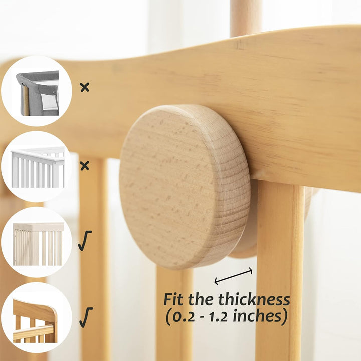 Lanttoe Baby Mobile Halterung Holz für Babybett Kinderbett Mobile Halterung Pro mit DIY-Zubehör, Mob