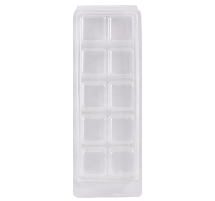 World Of Moulds Welt der Formen 100 Stück 10-Cavity Wachs-Tart Clamshell Schimmel, PVC, 21,2 x 15,8 