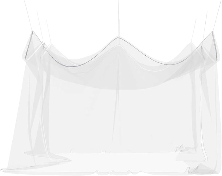 Gecheer Garten Mückennetz Weiss, 156 Mesh Polyester mit Reissverschluss und Seil, 4x4x2.5m for Terra