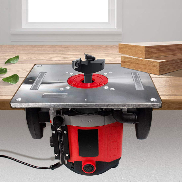 NITOMAK CNC-Spoilboard-Oberfräsen-Bit, 1,27 cm Schaft, 5,1 cm Schnittdurchmesser, Einsatz für Hartme