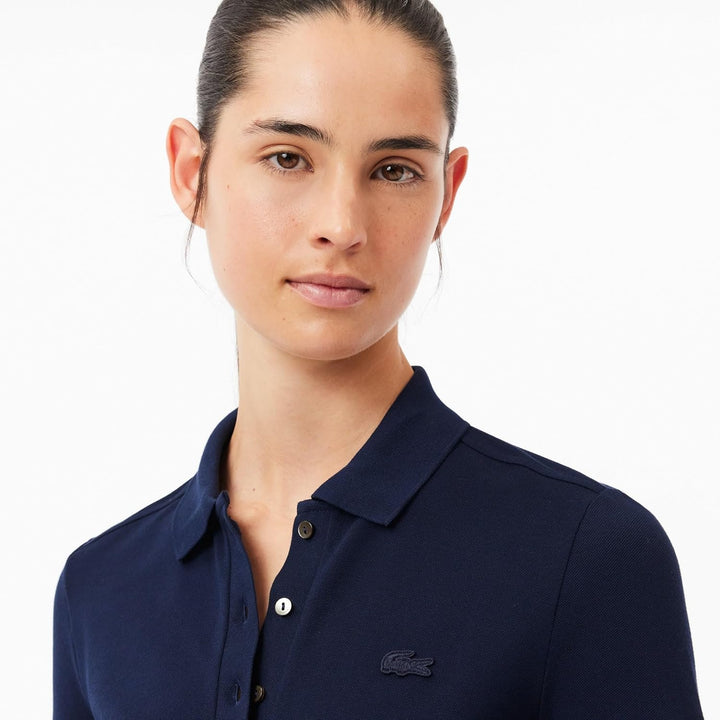 Lacoste Damen PF5462 Poloshirt, Marine, 42