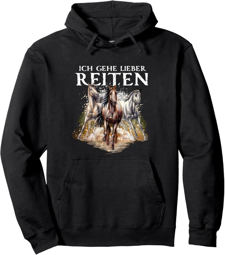Mir reichts ich geh reiten - Reiten Pferde Mädchen Frauen Pullover Hoodie