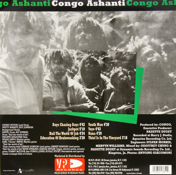 Congo Ashanti, Vinyl