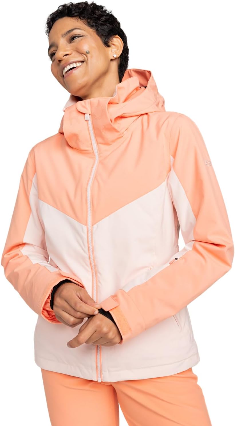 Roxy Damen Free Jet Block Jk Windjacke (1er Pack) M PEACH PINK, M PEACH PINK