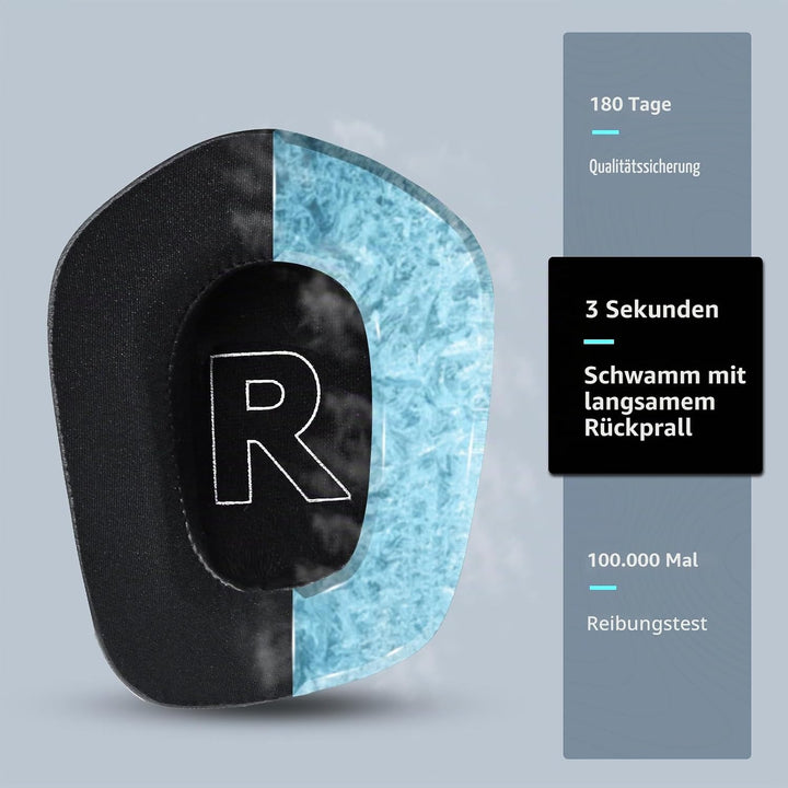 Ersatz-Ohrpolster für Logitech G733 G535 G335 Lightspeed Wireless Gaming Headset, Ohrpolster aus str