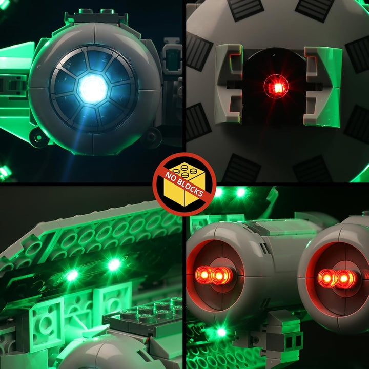 Led Licht Set für Lego 75347 TIE Bombe Modellbausatz, Dekoration DIY Beleuchtungsset für Lego TIE Bo