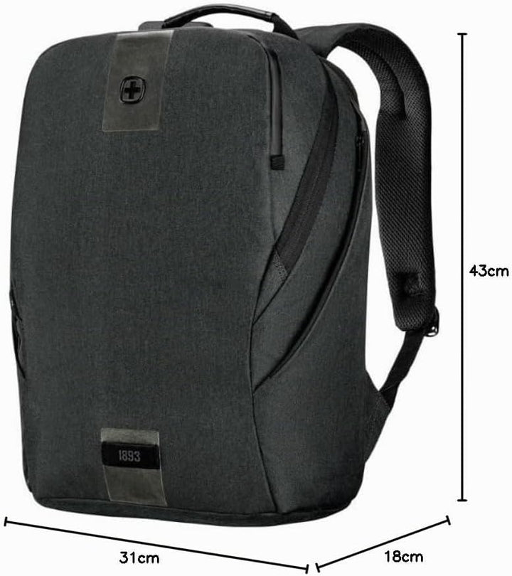 WENGER MX ECO Light Laptop-Rucksack mit Tabletfach, Notebook bis 16 Zoll, Tablet bis 10 Zoll, Organi
