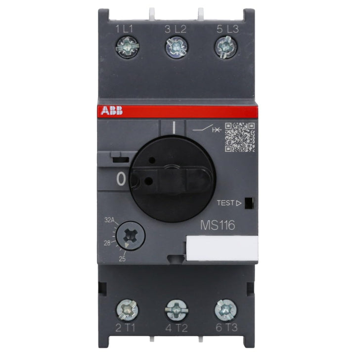 ABB MS116-32 1SAM250000R1015 Motorschutzschalter Auslöseklasse 10A, 25 32 A, Grau