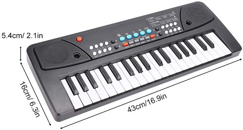 Zerodis Multifunktionale Tastatur Tragbares elektronisches Klaviermikrofon Baby Musik Spielzeug Päda