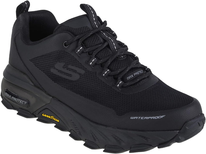 Skechers Unisex Max Protect Fast Track Sneakers 39 EU Black Synthetic Mesh Trim, 39 EU Black Synthet
