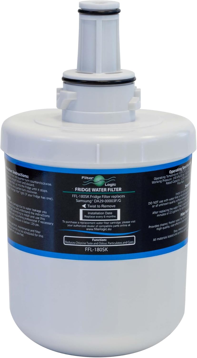 FilterLogic FFL-180SK | 3er Pack - Wasserfilter kompatibel mit Samsung HAFIN2/EXP, DA29-00003G, HAFI