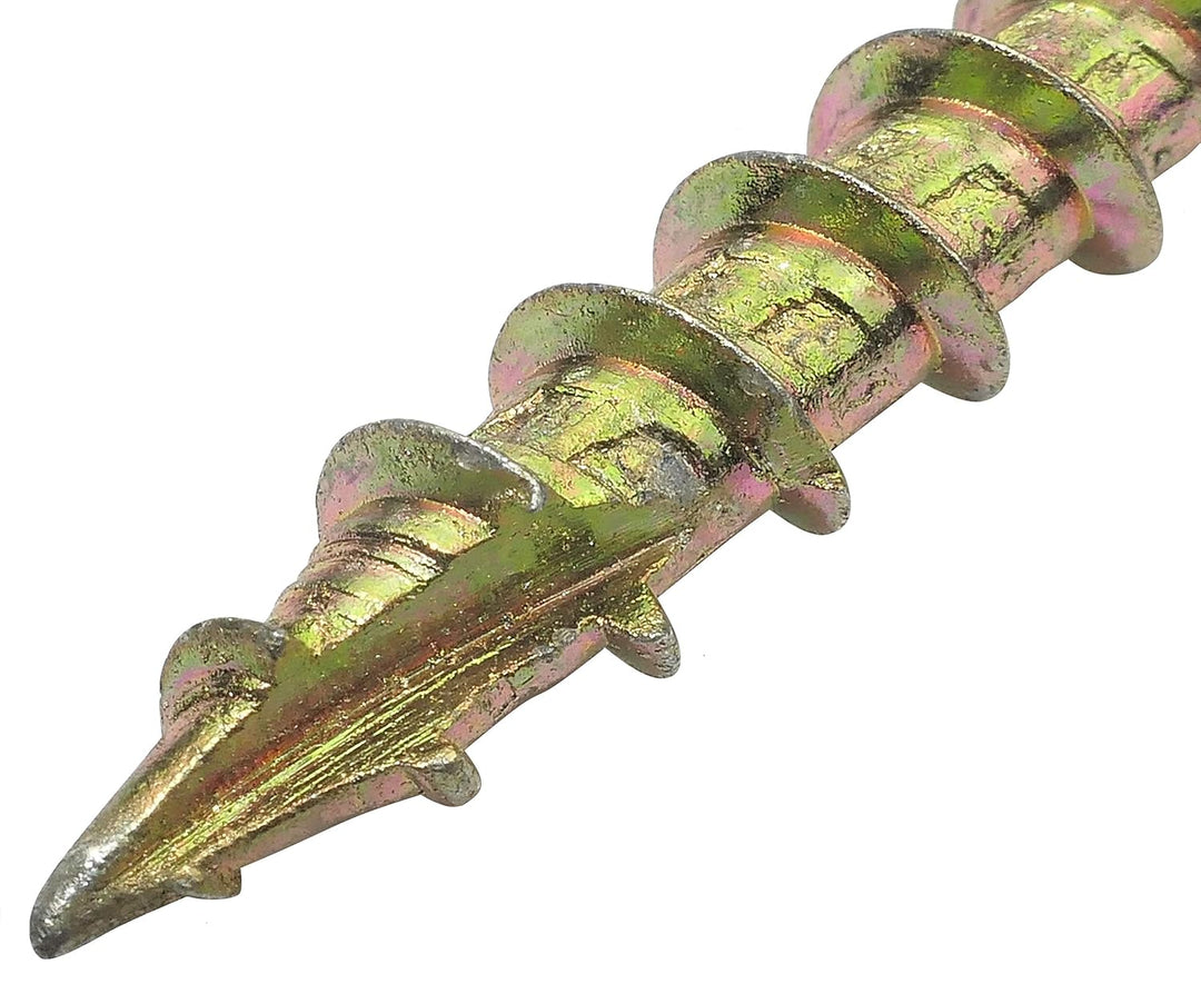 AERZETIX - C48346 - Set mit 100 Holzschrauben Ø6x50mm - grosser gewölbter kopf - sternmulde Т30 - me