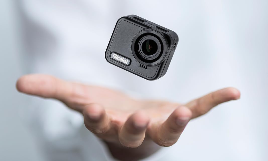 Rollei Actioncam 9s Cube: Brillante 4K Action, Wasserdicht bis 21m, Mini-Design, Touchscreen & Bilds