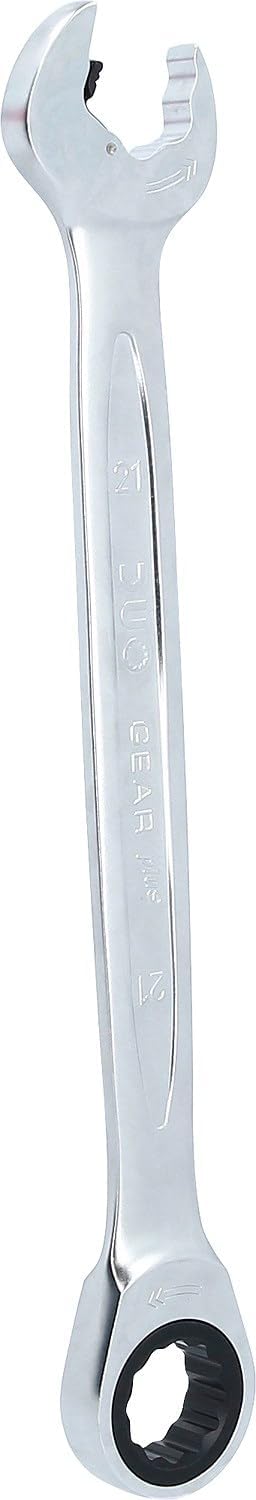 KS Tools KS 504 Tools 503.5221 DUO GEARplus Ringmaulschlüssel,Maul-Ratschenfunktion 21mm, 21mm