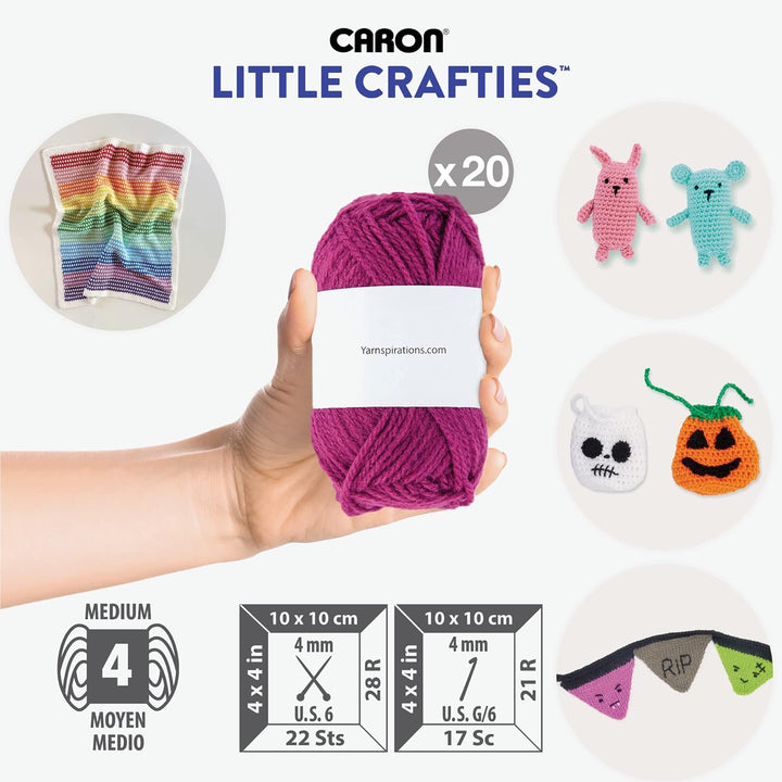 Caron Little Crafties Garn-Set, mehrfarbig, Mehrfarbig
