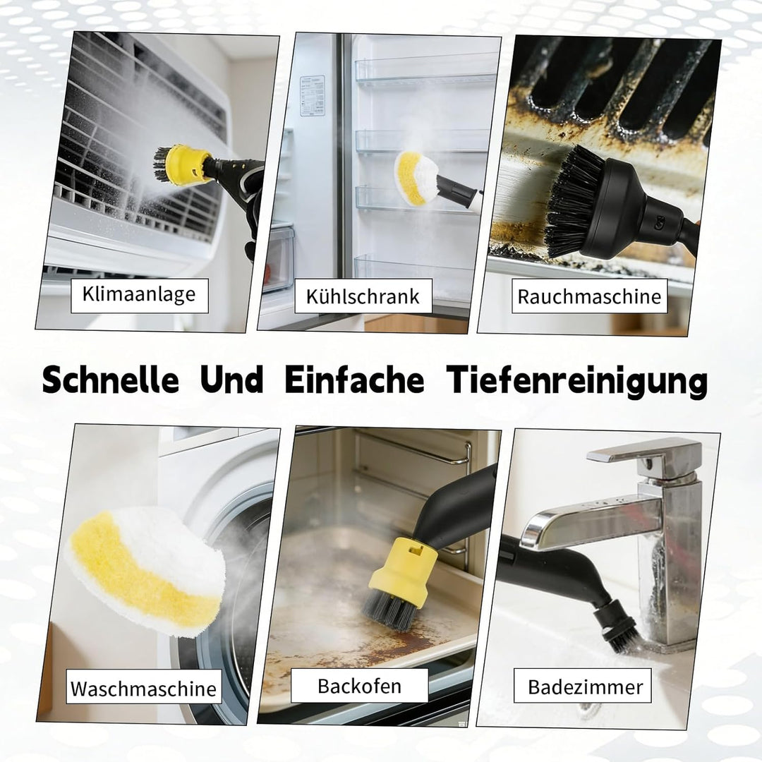 12 Stück Kompatibel für Kärcher Dampfreiniger Zubehör, Ersatzteile für Dampfreiniger Kärcher SC1 SC2