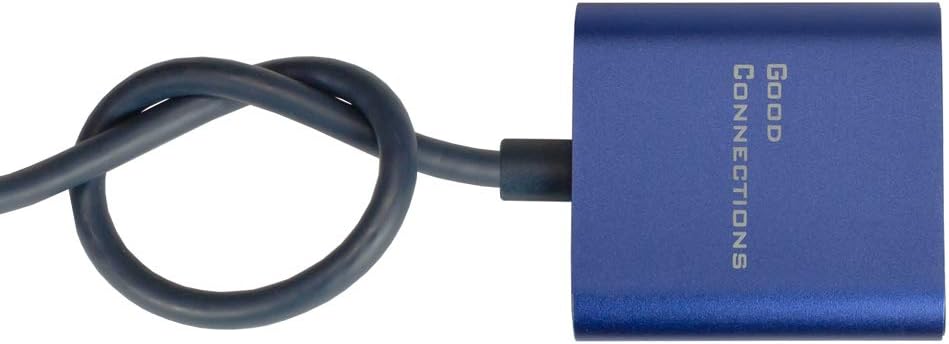 Good Connections® SmartFLEX DisplayPort 1.4 an HDMI 2.0 Adapter - 4K UHD @60Hz RGB / 4:4:4 - KUPFERL