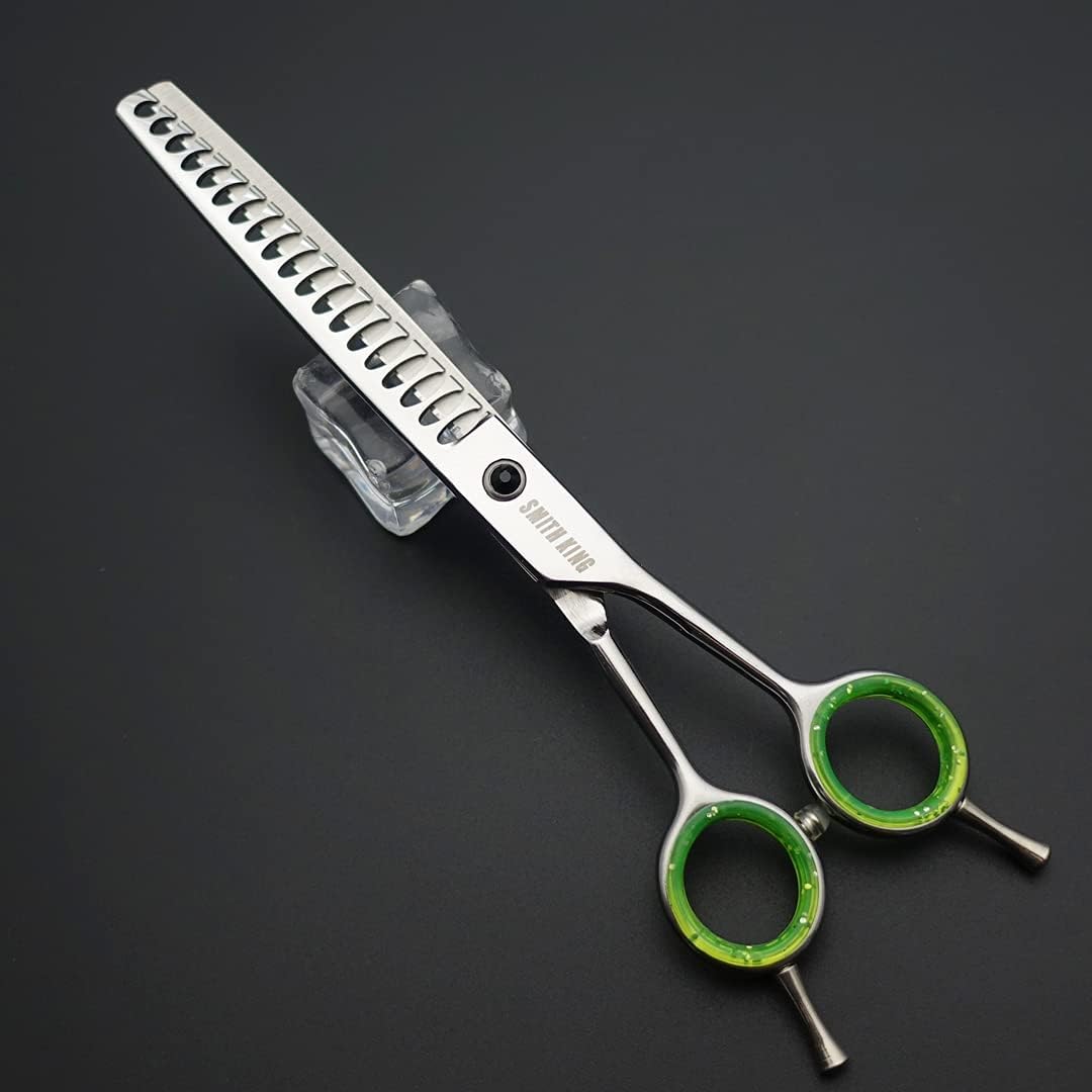 7,0 Zoll Professional Dog Grooming Scissors Set Gerade & Ausdünnen & Gebogen & Chunker & Kamm 5 Stüc