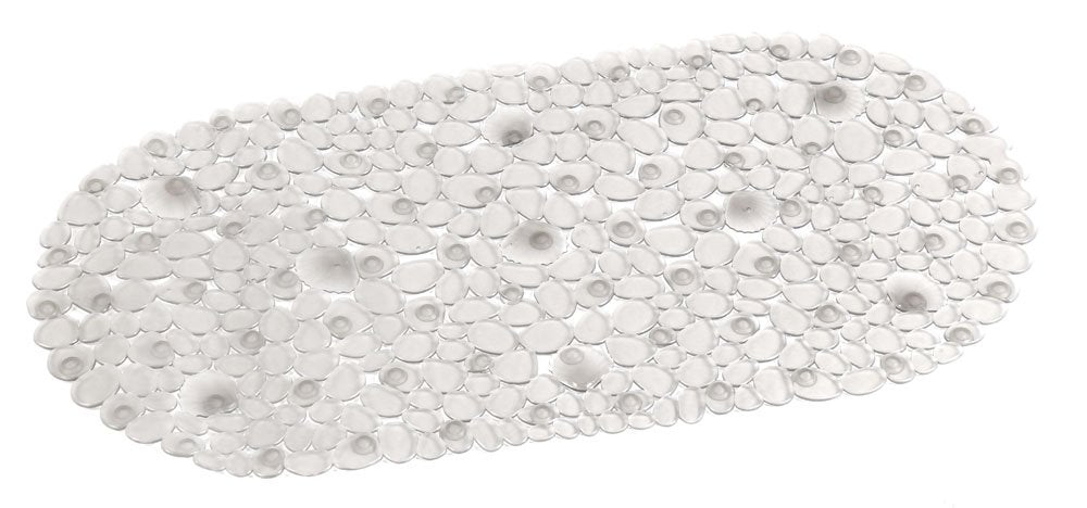 Hochwertige Badematte Wanneneinlage transparente-rutschfeste Wanneneinlage-39x69cm-Oval-A812-Schadst