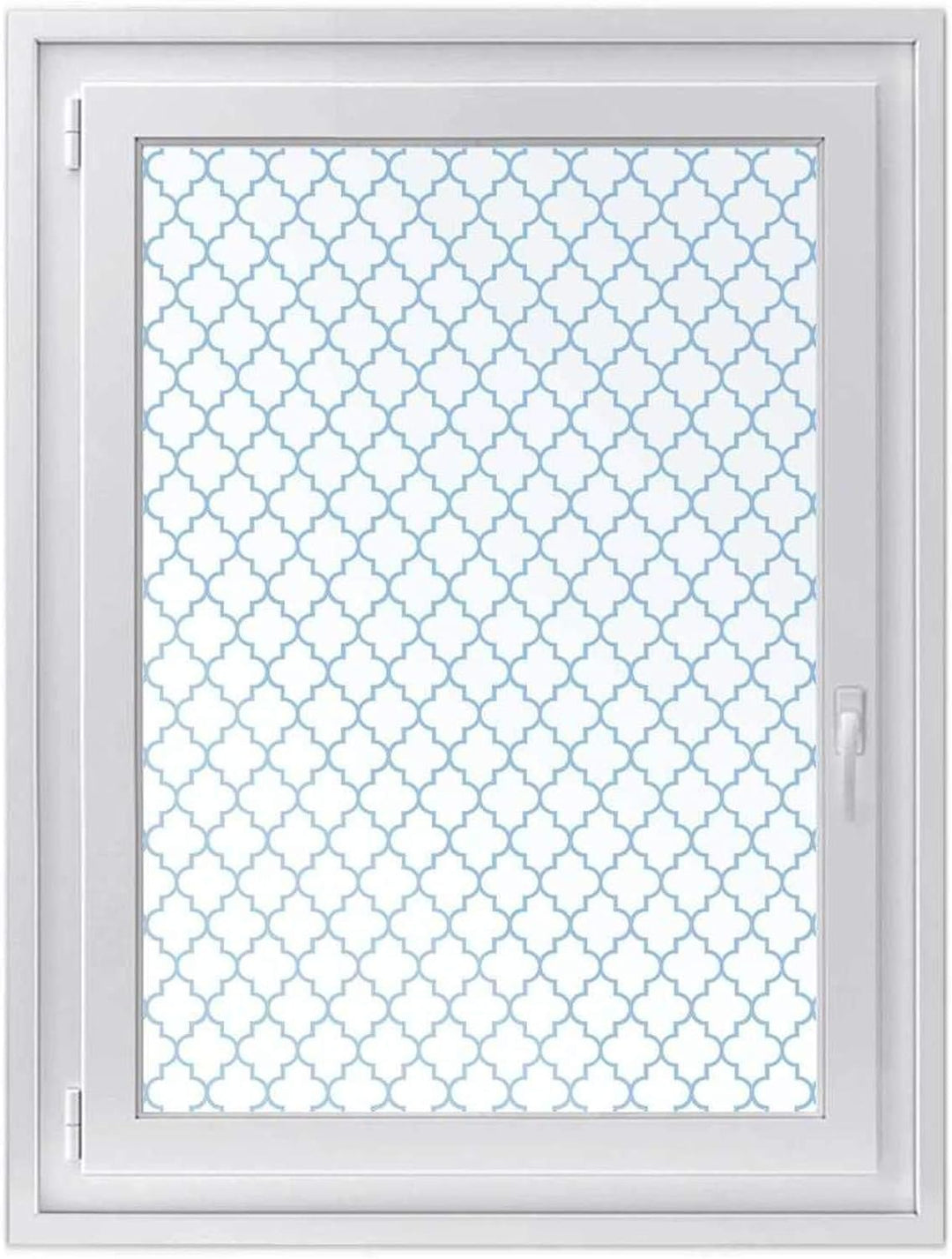 Fensterdeko I Sichtschutz Fenster-Sticker Selbsthaftend I Dekofolie für Bad, Küche, Kinderzimmer - W