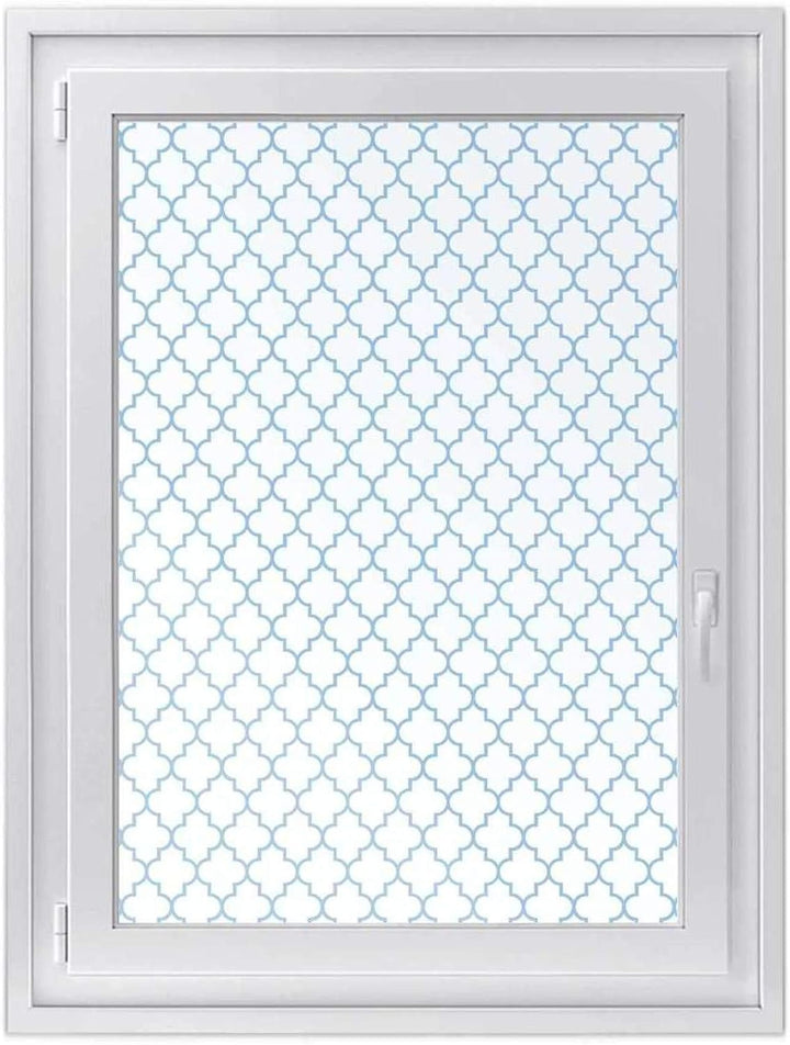 Fensterdeko I Sichtschutz Fenster-Sticker Selbsthaftend I Dekofolie für Bad, Küche, Kinderzimmer - W