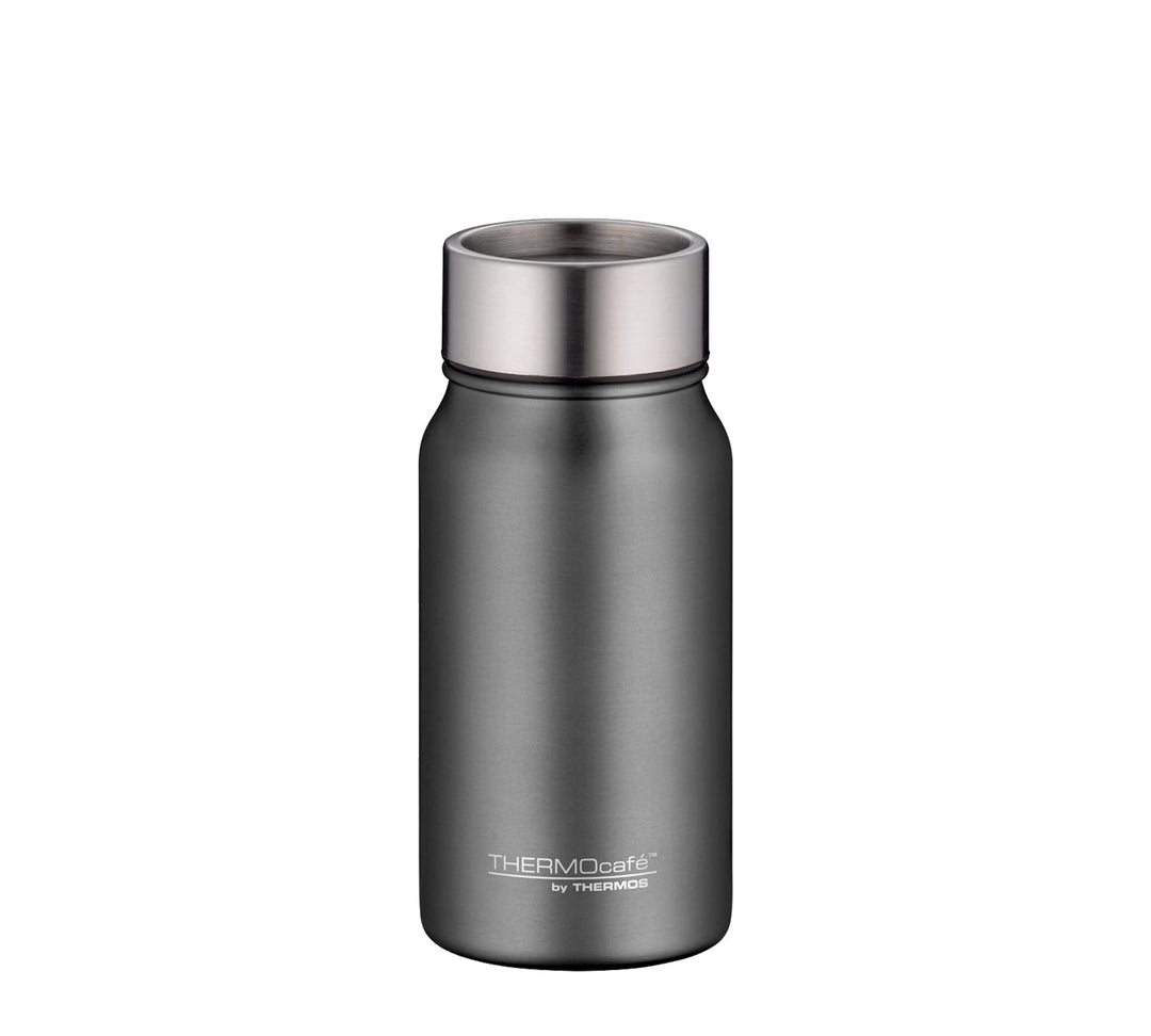 THERMOcafé by THERMOS TC DRINKING MUG stone grey mat 0,35l, Thermobecher Edelstahl, Isolierbecher, K