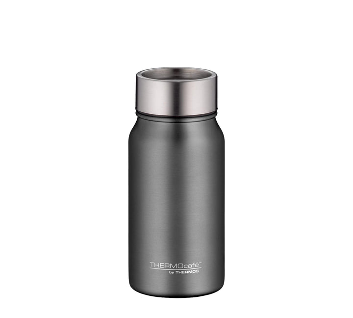 THERMOcafé by THERMOS TC DRINKING MUG stone grey mat 0,35l, Thermobecher Edelstahl, Isolierbecher, K