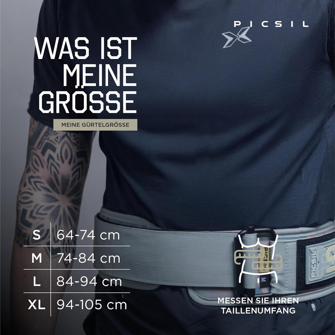PICSIL - Lendenwirbelgurt Lockpro aus Neopren, Flexibler Support für Cross Training, Functional & Po