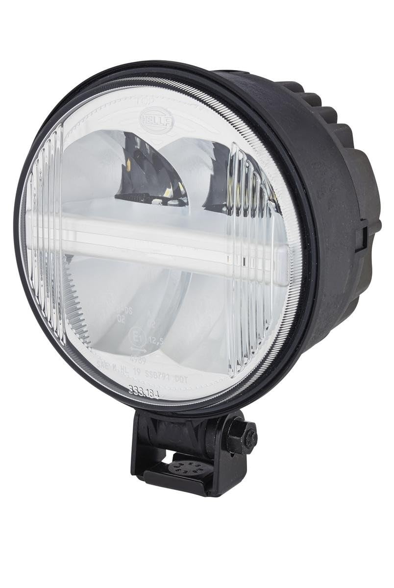HELLA - LED-Hauptscheinwerfer - M133 - 12V - Anbau - glasklare Streuscheibe - Lichtscheibenfarbe: tr