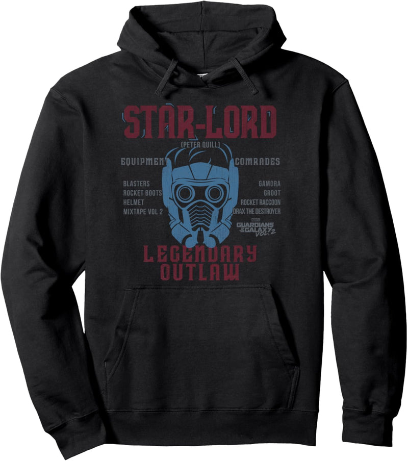 Marvel Guardians Of The Galaxy Vol. 2 Star-Lord Schematic Pullover Hoodie