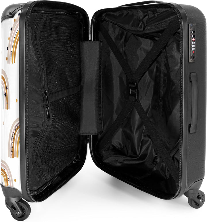 NoBoringSuitcases.com® Reisekoffer Kinder mädchen Mädchengeschenke Rollkoffer Reisekoffe Weichgepäck