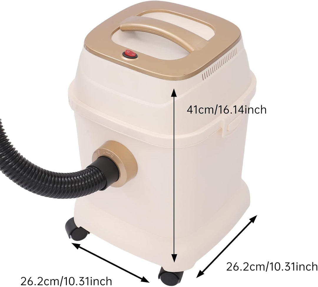 Beutelloser Staubsauger, 1000W Bodenstaubsauger mit HEPA-Filter, 18L Nass-/Trockensauger, Starke Sau