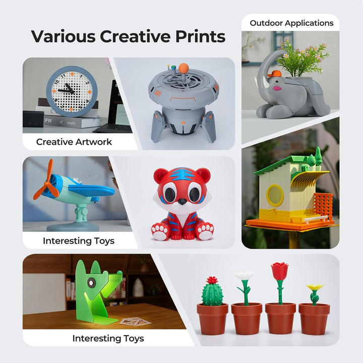 Creality PETG Filament 1,75mm, CR-PETG 3D Drucker Filament, hochwertiges 3D-Druckerfilament mit hohe