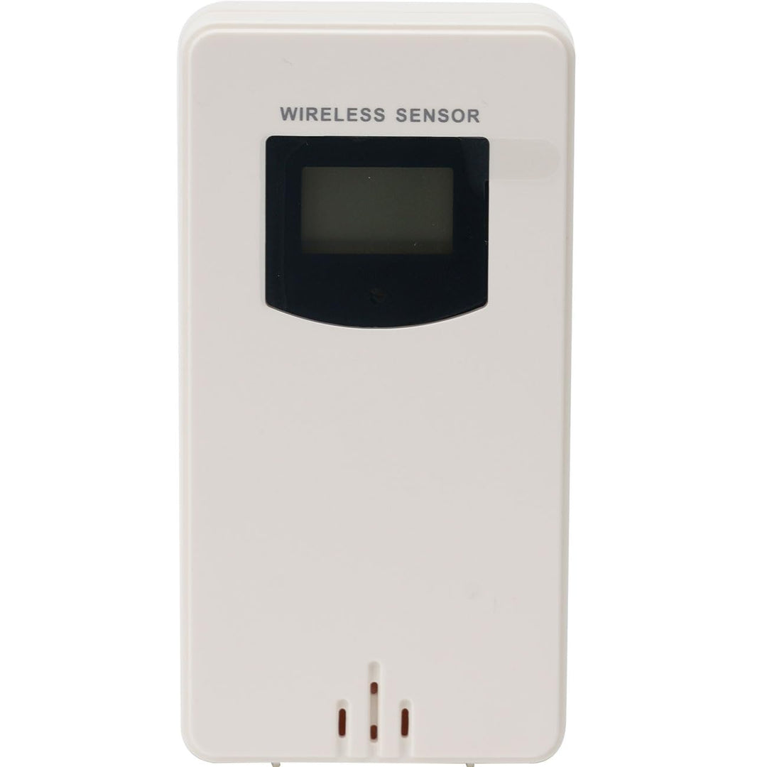 Moderne Wetterstation mit LCD-Farbdisplay, Funk-Aussensensor, Wecker & USB-Ladeport – präzise Wetter