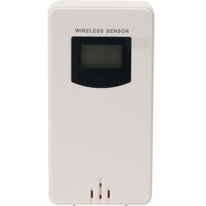 Moderne Wetterstation mit LCD-Farbdisplay, Funk-Aussensensor, Wecker & USB-Ladeport – präzise Wetter