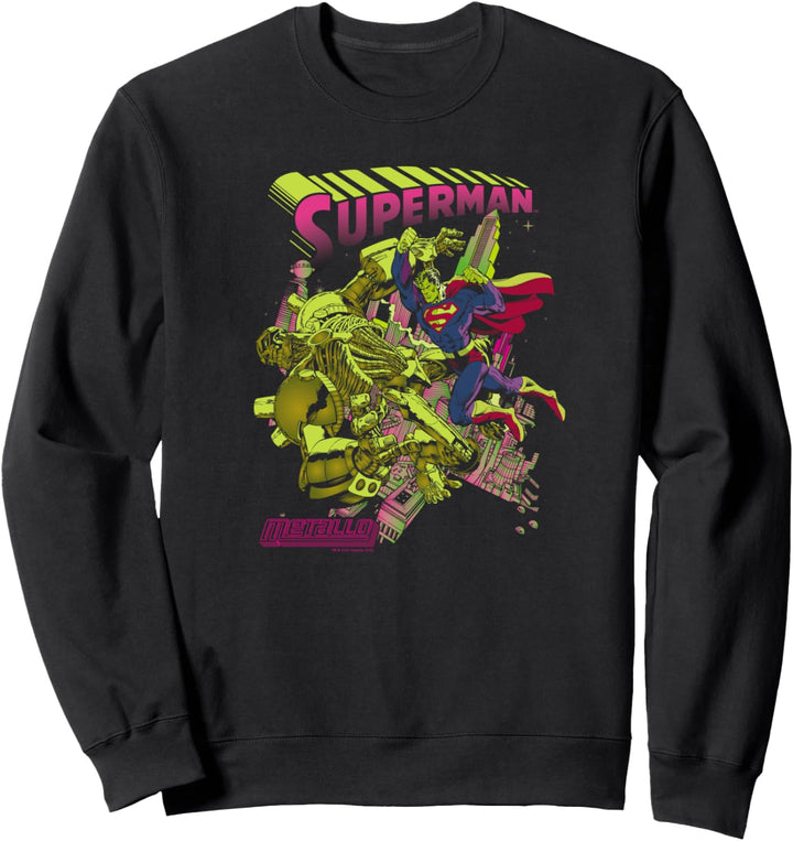 Superman Versus Metallo Blacklight Sweatshirt