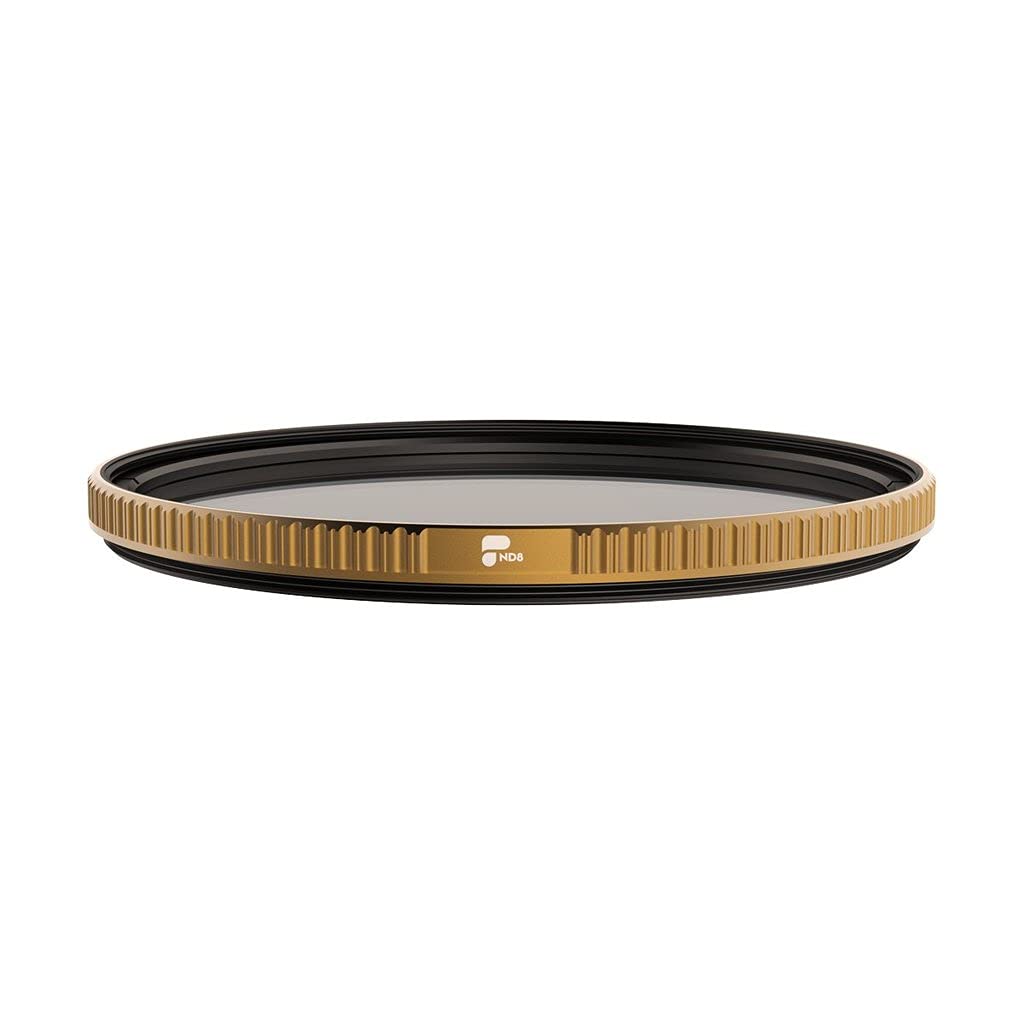 PolarPro - Quartzline - Neutrale Dichte - ND8-82 mm - Perfekte Farbneutralität - Messingrahmen - Kra