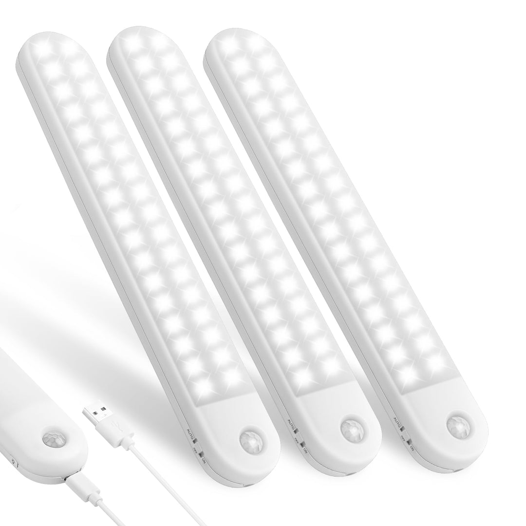 Vicloon LED Schrankbeleuchtung,3PCS LED Sensor Licht Schrankleuchten, 5 Farbe LED Sensor Licht mit B