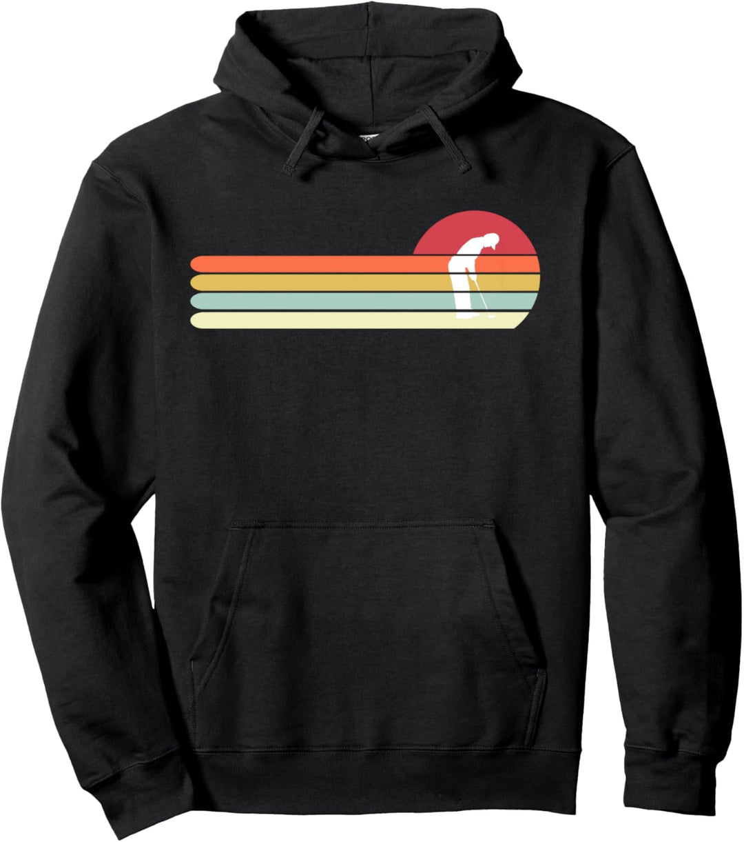 Retro Vintage Style Golfer Geschenk für Papa Pullover Hoodie