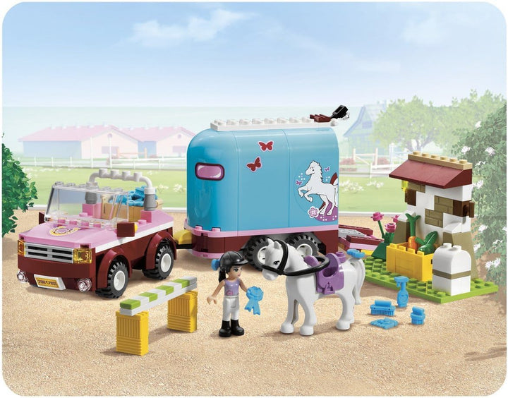 Lego 3186 - Friends: Geländewagen mit Pferdeanhänger