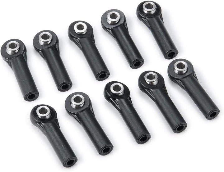 AXspeed 10pcs Plastic Link Rod End M3 Ball Head Joint Linkage for Axial SCX10 1/10 RC Crawler Car (A