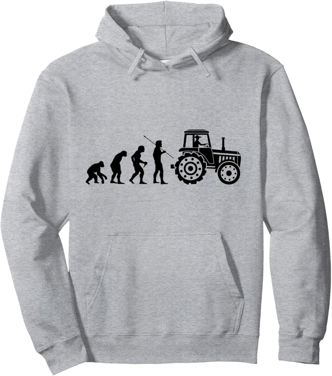 Traktor Landwirt Evolution Geschenk Agrar Bauernhof Stall Pullover Hoodie